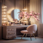 Trueliving Grey Luxury Dresser Table H 71 x W 23 x D 16